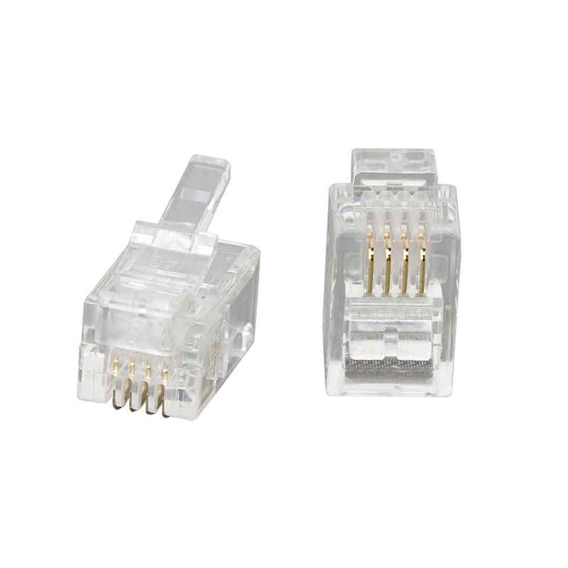 Laptop, Telefoane si Tablete - Telefoane mobile si accesorii - Accesorii Telefoane - Cabluri si adaptoare telefoane - Set 50buc mufe telefon 4P4C RJ10 M`N`C 05217-50 - Infinity.ro