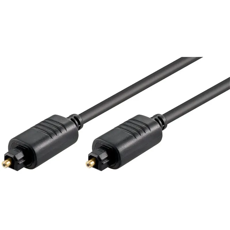 PC, gaming si accesorii - Retelistica - Cabluri si accesorii - Cablu audio digital optic 1m TOSLINK - TOSLINK diametru 5mm Goobay 50217 - Infinity.ro