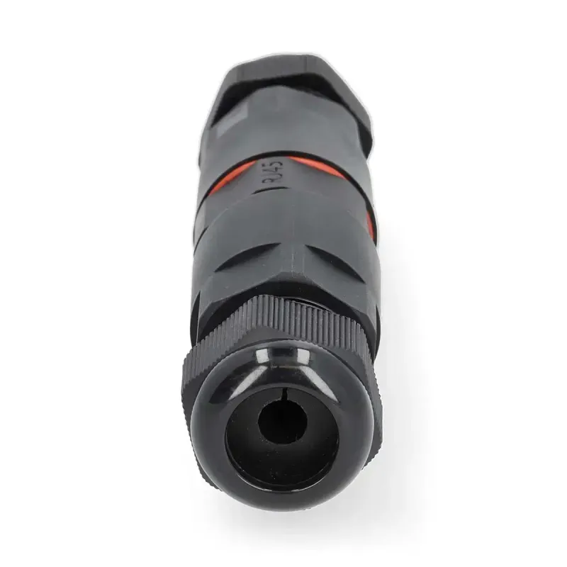 PC, gaming si accesorii - Retelistica - Cabluri si accesorii - Adaptor cuplaj de exterior Cat6 RJ45 mama-mama FTP Nedis CCGB89850BK - Infinity.ro