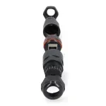 PC, gaming si accesorii - Retelistica - Cabluri si accesorii - Adaptor cuplaj de exterior Cat6 RJ45 mama-mama FTP Nedis CCGB89850BK - Infinity.ro