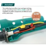 Casa si Gradina - Constructii - Scule electrice si accesorii - Pistoale de lipit - Letcon de lipit Pro`sKit SI-109B ceramic cu incalizre rapida 40-200W 20cm - Infinity.ro