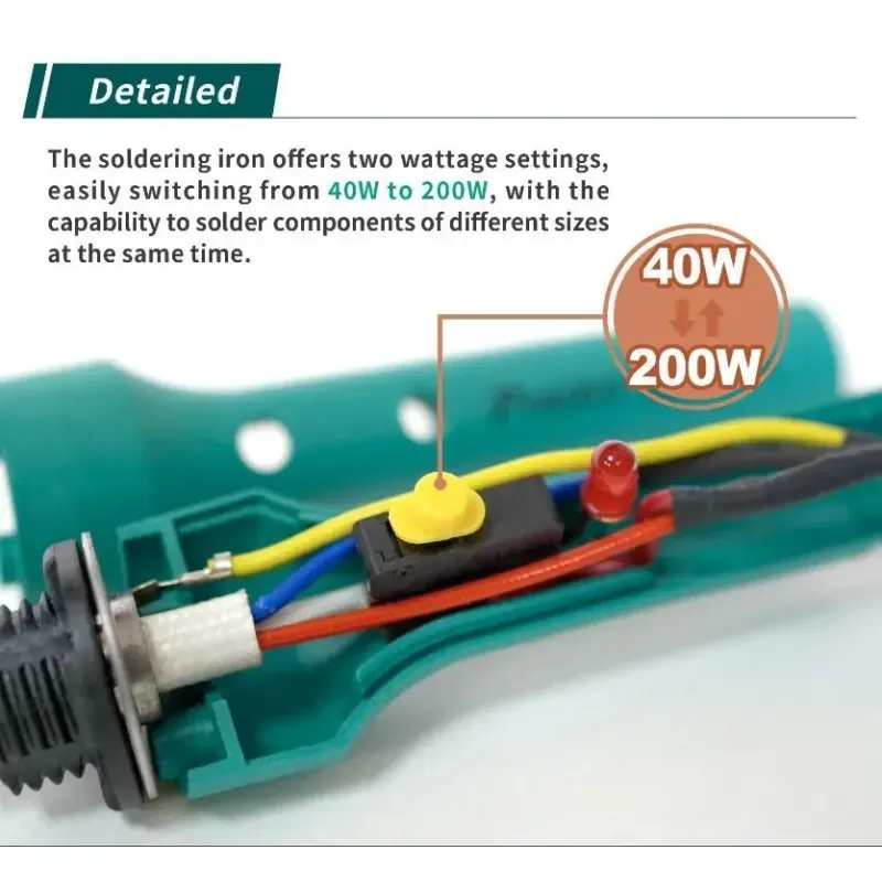 Casa si Gradina - Constructii - Scule electrice si accesorii - Pistoale de lipit - Letcon de lipit Pro`sKit SI-109B ceramic cu incalizre rapida 40-200W 20cm - Infinity.ro