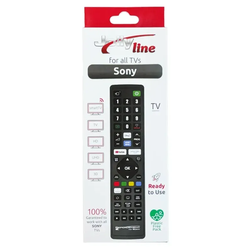 TV, Audio-Video si Foto - Accesorii TV si audio - Telecomenzi - Telecomanda Universala compatibila TV Sony Netflix 1717MJL20230725 Jolly Line (200) - Infinity.ro
