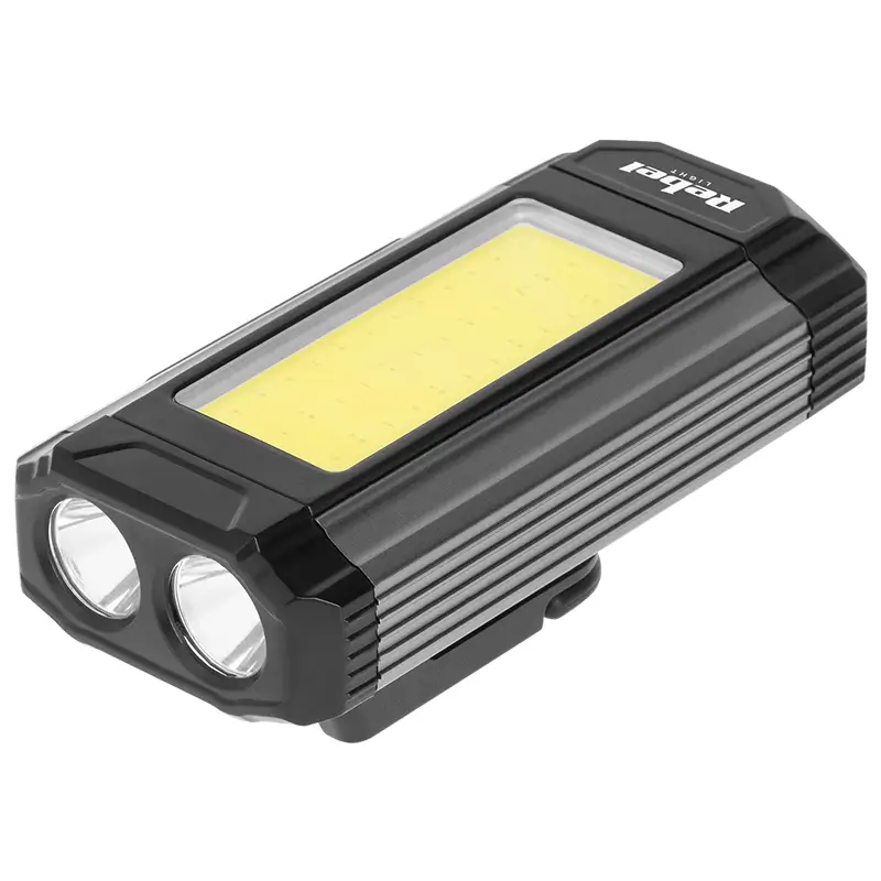 Casa si Gradina - Corpuri si surse de iluminat - Iluminat exterior - Lanterne - Lanterna atelier LED Rebel URZ0946 COB 6W power bank IP65 carlig magnetic - Infinity.ro