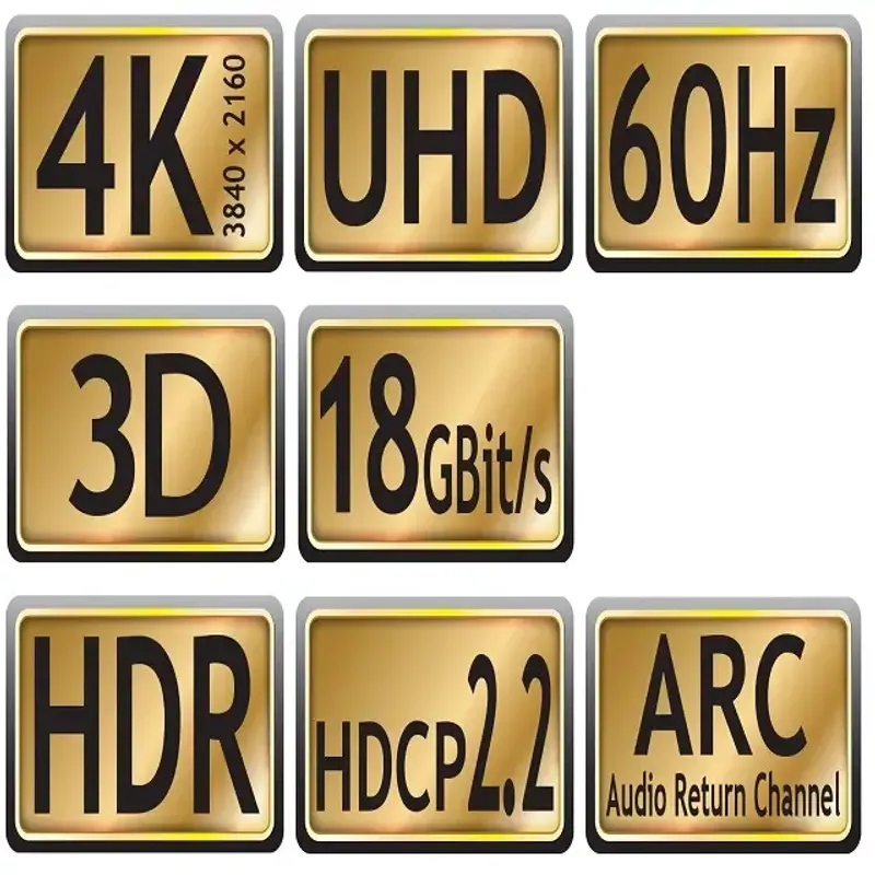 TV, Audio-Video si Foto - Accesorii TV si audio - Cabluri si adaptoare video - Cablu HDMI v2.0 Active Optical AOC 20m 4K 60Hz ARC Ethernet cu fibra optica 4.5mm - Infinity.ro