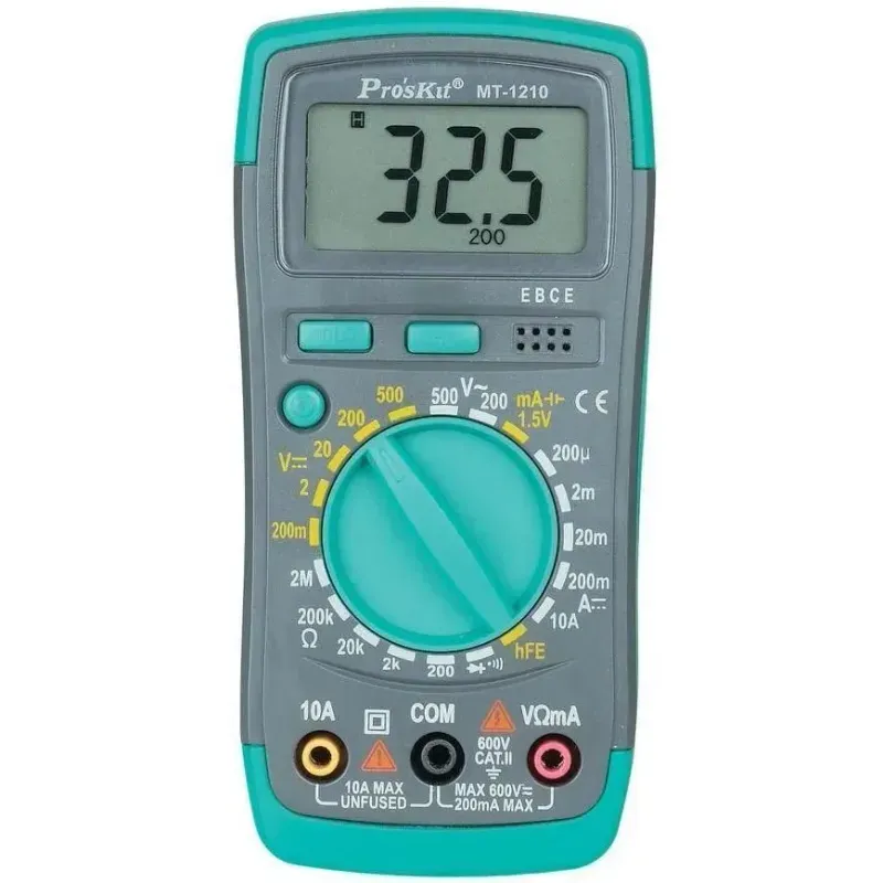 Auto si Moto - Reparatii si depanare - Scule auto - Testere si multimetre - Multimetru digital 6 functii Pro'sKit MT-1210 - Infinity.ro