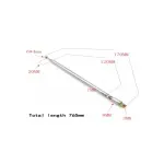 TV, Audio-Video si Foto - Accesorii TV si audio - Antene TV si accesorii - Antena telescopica 170-765mm 7 segmente Middle + balama ANTENA-RADIO5 - Infinity.ro