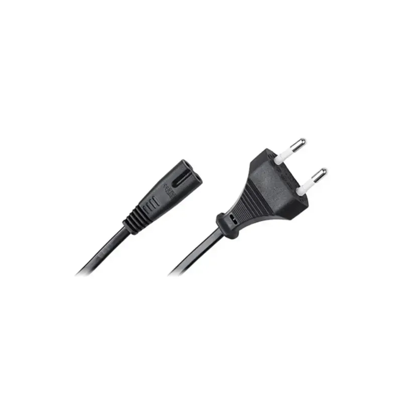 Casa si Gradina - Electrice - Cabluri electrice si conductori - Cablu alimentare radio 2pini Euro 1.8m 2x0.75mm negru (300) - Infinity.ro