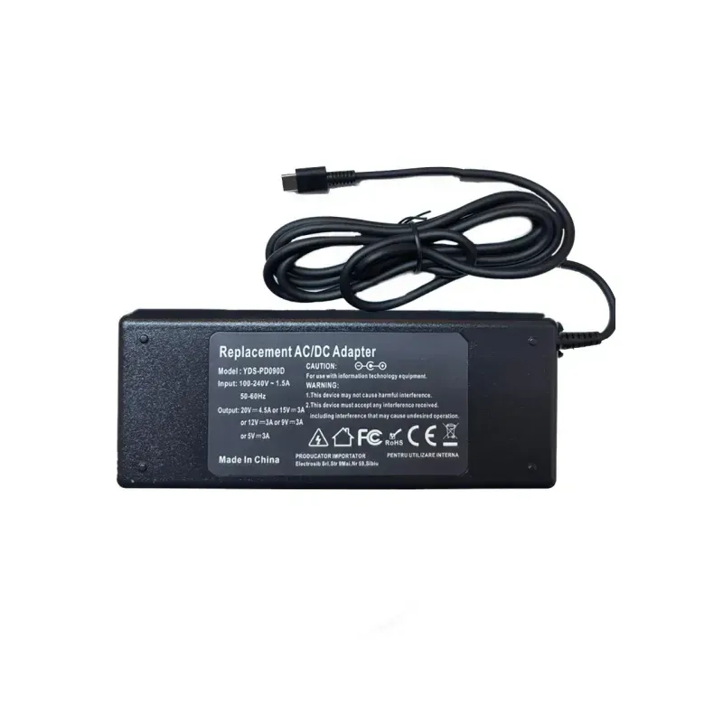 Laptop, Telefoane si Tablete - Telefoane mobile si accesorii - Accesorii Telefoane - Incarcatoare telefoane - Alimentator laptop universal 90W USB Tip C (689) - Infinity.ro