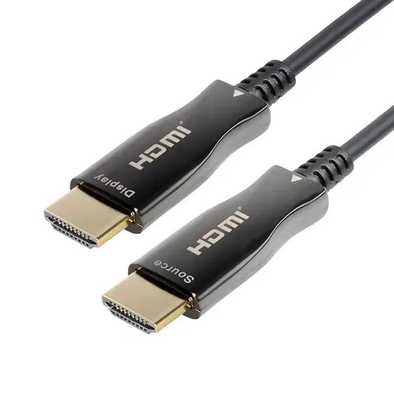 TV, Audio-Video si Foto - Accesorii TV si audio - Cabluri si adaptoare video - Cablu HDMI v2.0 Active Optical AOC 15m 4K 60Hz ARC Ethernet cu fibra optica 4.5mm - Infinity.ro