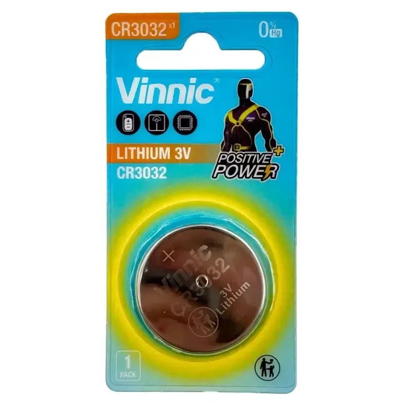 Casa si Gradina - Electrice - Accesorii electrice - Baterii, acumulatori si incarcatoare - Baterie CR3032 Lithium 3V Vinnic - Infinity.ro