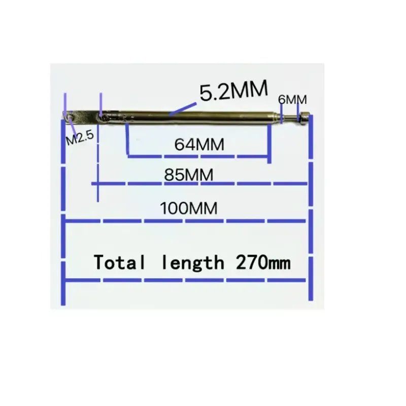 TV, Audio-Video si Foto - Accesorii TV si audio - Antene TV si accesorii - Antena telescopica 5 segmente 5264 100-270mm + balama ANTENA-RADIO3 - Infinity.ro