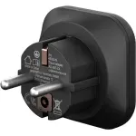 TV, Audio-Video si Foto - Accesorii TV si audio - Cabluri si adaptoare video - Adaptor de alimentare tip F CEE 7/4 - mama America Japonia tip B NEMA 5-15 3pini 15A Goobay 45350 - Infinity.ro