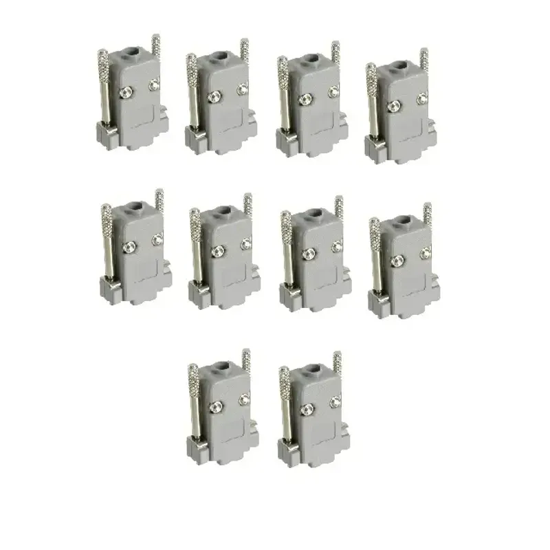 Casa si Gradina - Electrice - Cabluri electrice si conductori - Set 10 carcase D-SUB serial 9 pin RS232 VGA cu surub lung - Infinity.ro