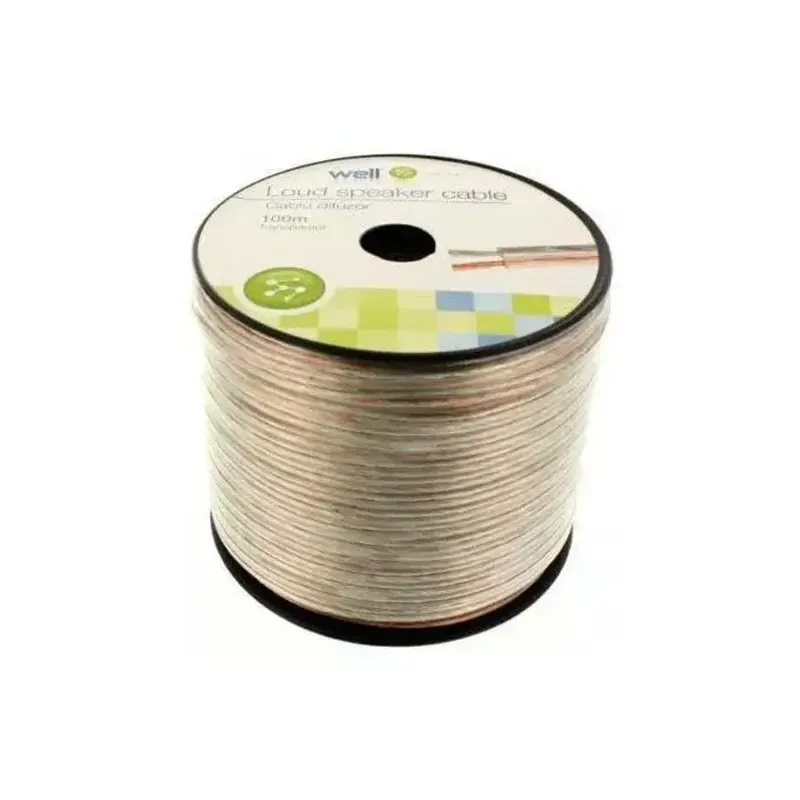 TV, Audio-Video si Foto - Audio Hi-Fi - Accesorii Audio Hi-Fi - Cablu difuzor 10m transparent 2x1.5mm CCA Well LSP-CCA1.50TT-100-WL-10 - Infinity.ro