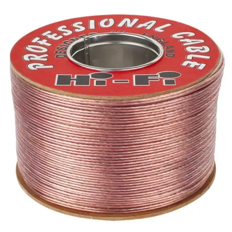 TV, Audio-Video si Foto - Audio Hi-Fi - Accesorii Audio Hi-Fi - Cablu difuzor 10m Profesional 2x1mm Cupru transparent Cabletech KAB0564-10 - Infinity.ro