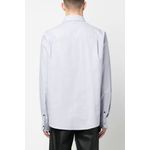 Fashion, accesorii si bijuterii - Barbati - Imbracaminte - Camasi barbati - Camasa cu maneca lunga Karl Lagerfeld Monogram Oxford S INTL Gri deschis - Infinity.ro