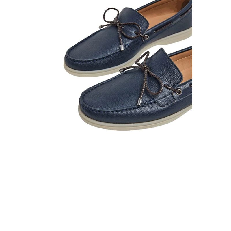 Fashion, accesorii si bijuterii - Barbati - Incaltaminte barbati - Mocasini barbati - Mocasini Hackett London Jerry Coas HMS21371 42 EU Albastru marin - Infinity.ro