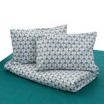 Casa si Gradina - Textile si covoare - Lenjerii de pat - Seturi de lenjerie - Set lenjerie de pat, Heinner, 4 buc, Multicolor - Infinity.ro