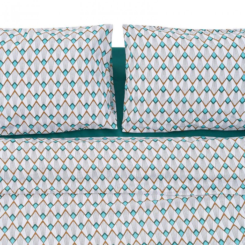 Casa si Gradina - Textile si covoare - Lenjerii de pat - Seturi de lenjerie - Set lenjerie de pat, Heinner, 4 buc, Multicolor - Infinity.ro