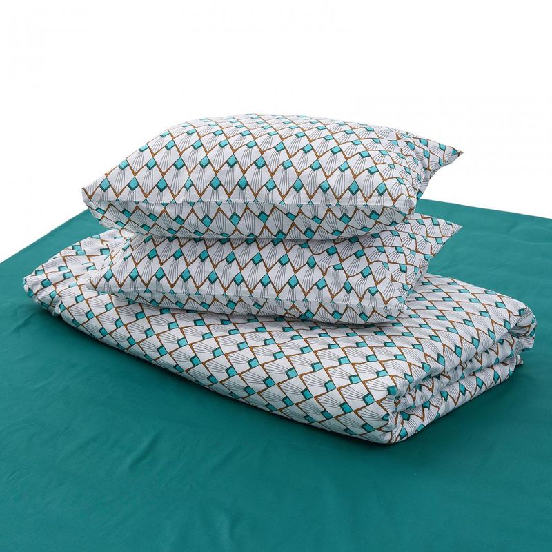 Casa si Gradina - Textile si covoare - Lenjerii de pat - Seturi de lenjerie - Set lenjerie de pat, Heinner, 4 buc, Multicolor - Infinity.ro