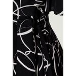 Fashion, accesorii si bijuterii - Femei - Imbracaminte femei - Rochii femei - Rochie  Karl Lagerfeld mini evazata 245W1304 38 EU Negru - Infinity.ro