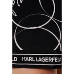 Fashion, accesorii si bijuterii - Femei - Imbracaminte femei - Rochii femei - Rochie  Karl Lagerfeld mini evazata 245W1304 38 EU Negru - Infinity.ro