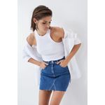 Fashion, accesorii si bijuterii - Femei - Imbracaminte femei - Fuste femei - Fusta de blugi Salsa Jeans Push In Secret Glamour 36 Albastru - Infinity.ro