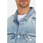 Fashion, accesorii si bijuterii - Barbati - Imbracaminte - Jachete si geci barbati - Geaca de blugi Tommy Jeans Ryan Regular Trucker DM0DM19356 Albastru XL INTL - Infinity.ro