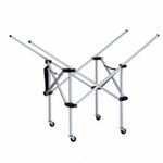 Sport si Outdoor - Sporturi de echipa - Accesorii si echipamente volei - Carucior mingi Molten BK0033-B, mobil, pliabil cu geanta de transport - Infinity.ro