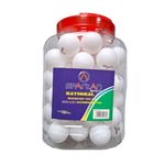 Sport si Outdoor - Sporturi cu paleta - Tenis de masa - Palete si mingi tenis de masa - Mingi tenis masa SPARTAN TT-Ball, 40 mm, 1 stea, set 60 bucati, albe - Infinity.ro