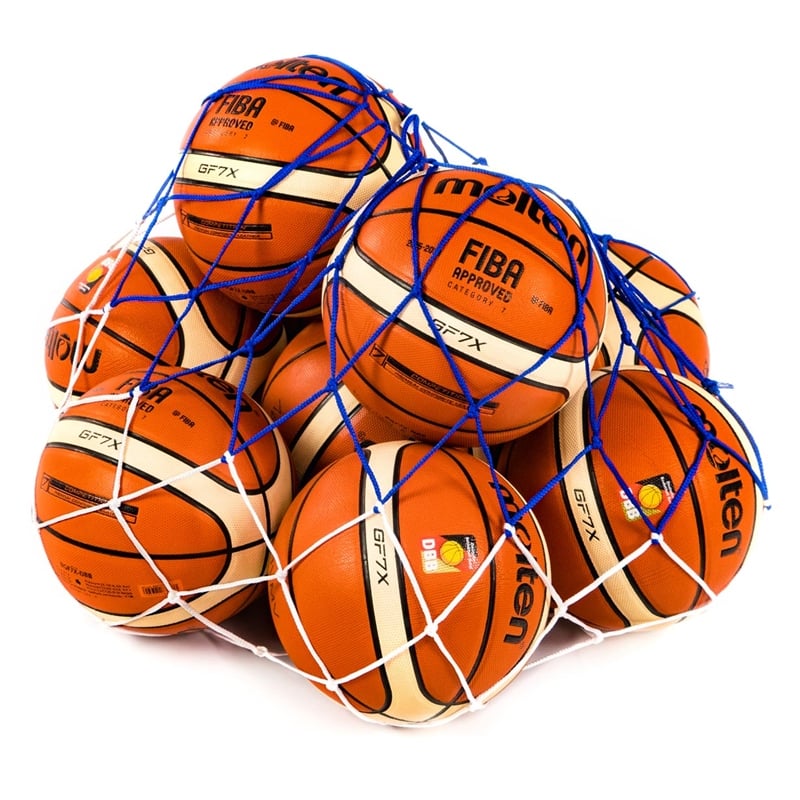 Sport si Outdoor - Sporturi de echipa - Baschet - Mingi de baschet - Pachet 10 mingi baschet Molten GR-RW, marime  7 cu sac si pompa - Infinity.ro