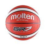 Sport si Outdoor - Sporturi de echipa - Baschet - Mingi de baschet - Pachet 10 mingi baschet Molten GR-RW, marime  7 cu sac si pompa - Infinity.ro