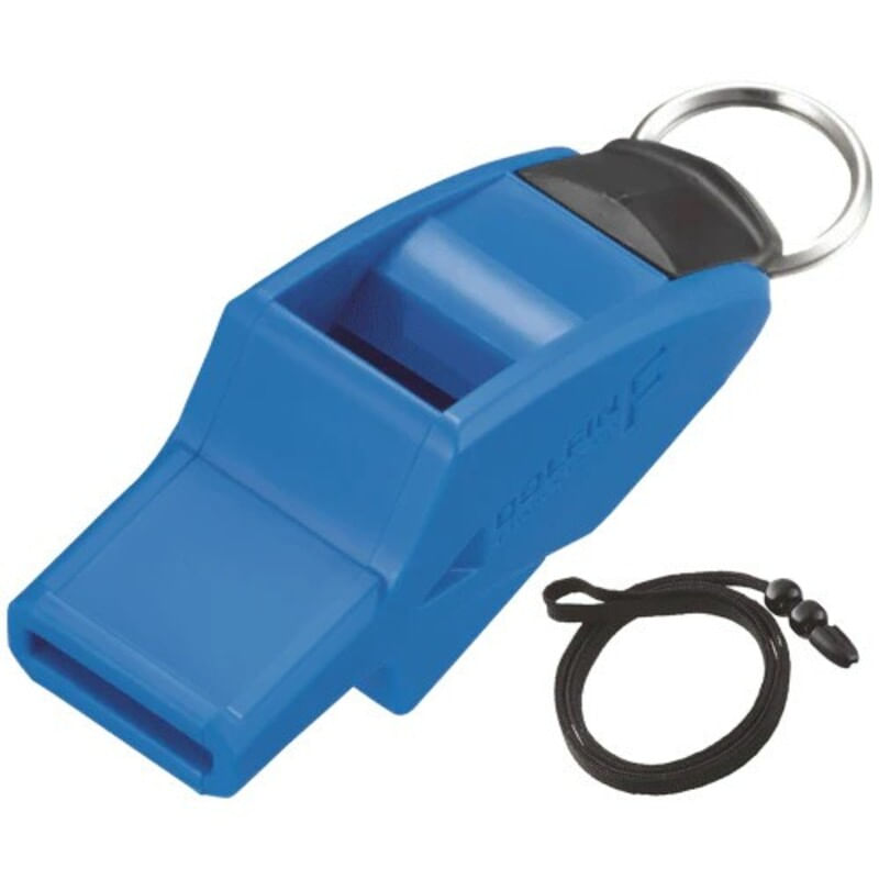 Sport si Outdoor - Accesorii si echipamente sportive - Alte accesorii sportive - Fluier fotbal / handbal Molten Dolfin F RA0070, albastru, 124 dB, cu snur - Infinity.ro