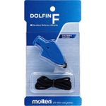 Sport si Outdoor - Accesorii si echipamente sportive - Alte accesorii sportive - Fluier fotbal / handbal Molten Dolfin F RA0070, albastru, 124 dB, cu snur - Infinity.ro
