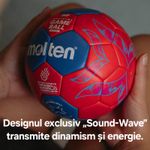 Sport si Outdoor - Sporturi de echipa - Handbal - Minge handbal Molten H0A1800 marime 0, design CM de Handbal 2025, recomanda pentru antrenament - Infinity.ro