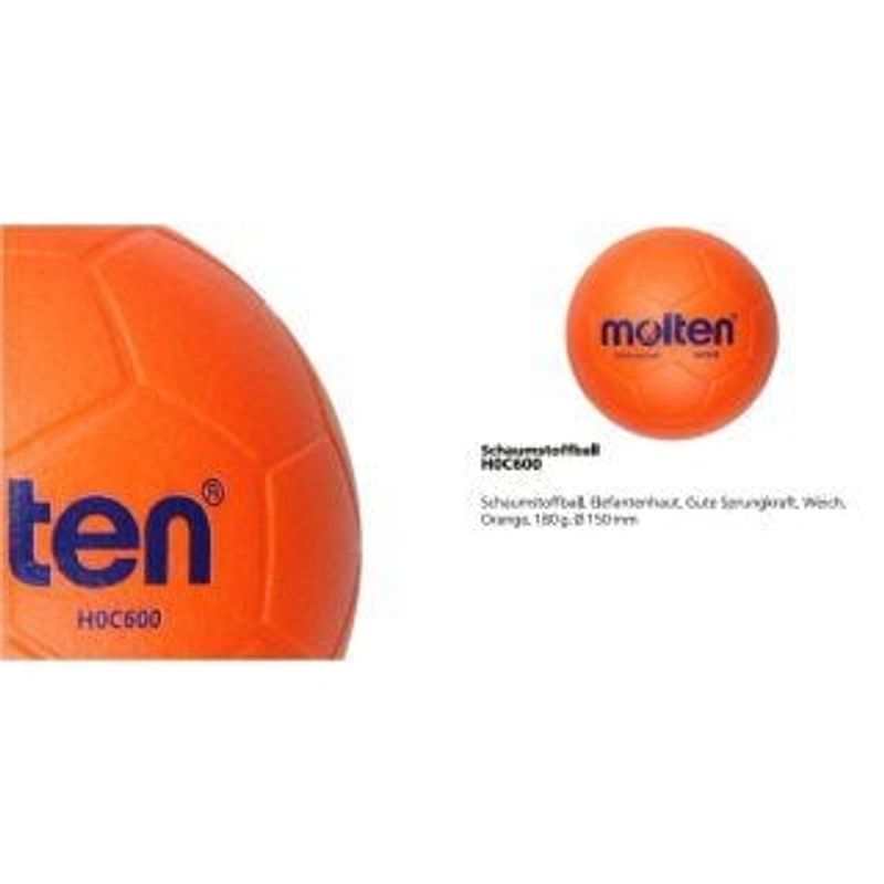 Sport si Outdoor - Sporturi de echipa - Handbal - Minge handbal Molten H0C600, din spuma soft, marime 0 - Infinity.ro