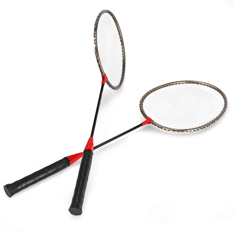 Sport si Outdoor - Sporturi cu paleta - Badminton - Rachete si fluturasi badminton - Set 2 rachete badminton Spokey + 1 fluturas plastic si husa - Infinity.ro