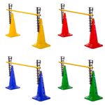 Sport si Outdoor - Accesorii si echipamente sportive - Accesorii antrenament si tabele tactice - Gardulet antrenament Team Sport 2 conuri galbene+ baston, inaltime 84 cm - Infinity.ro