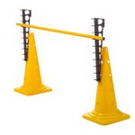 Sport si Outdoor - Accesorii si echipamente sportive - Accesorii antrenament si tabele tactice - Gardulet antrenament Team Sport 2 conuri galbene+ baston, inaltime 84 cm - Infinity.ro