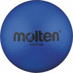 Sport si Outdoor - Fitness - Accesorii fitness - Mingi de fitness - Minge din spuma Molten, Soft-SB - diametru 180 mm, greutate 130 gr, albastra - Infinity.ro