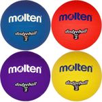 Sport si Outdoor - Fitness - Accesorii fitness - Mingi de fitness - Minge dodgeball Molten ( ratele si vanatorii ), cauciuc - Infinity.ro