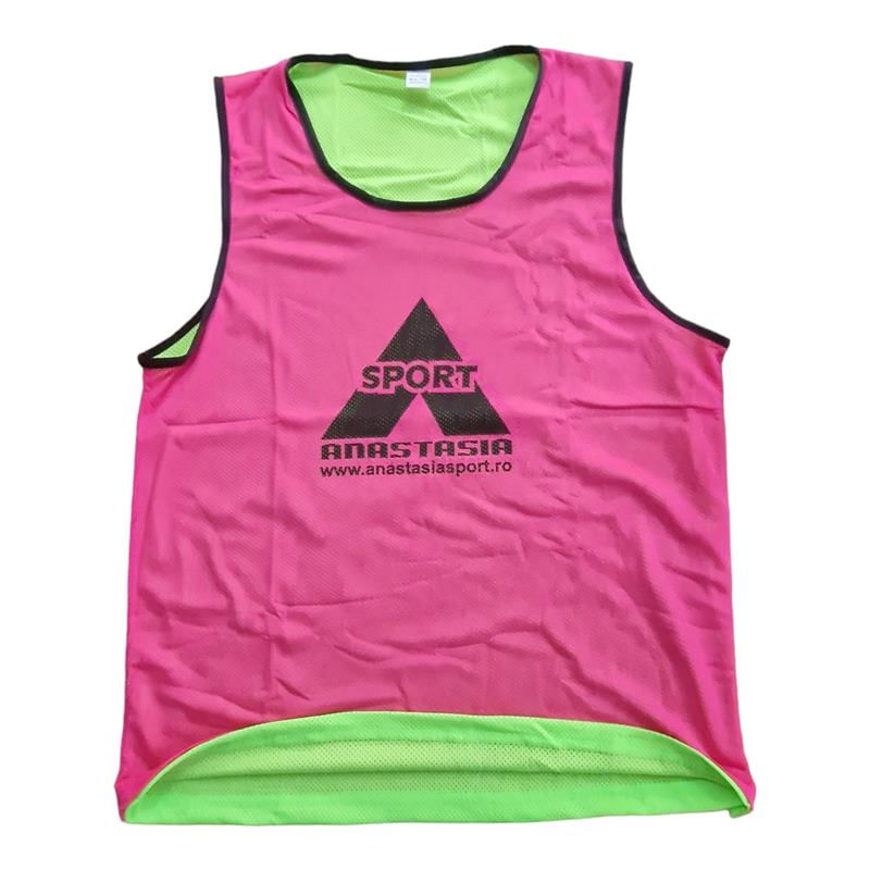 Sport si Outdoor - Echipament Sportiv - Imbracaminte sport - Maiouri sport - Maieu departajare Anastasia Sport fata dubla roz / verde, marime XS - Infinity.ro