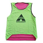 Sport si Outdoor - Echipament Sportiv - Imbracaminte sport - Maiouri sport - Maieu departajare Anastasia Sport fata dubla roz / verde, marime XS - Infinity.ro