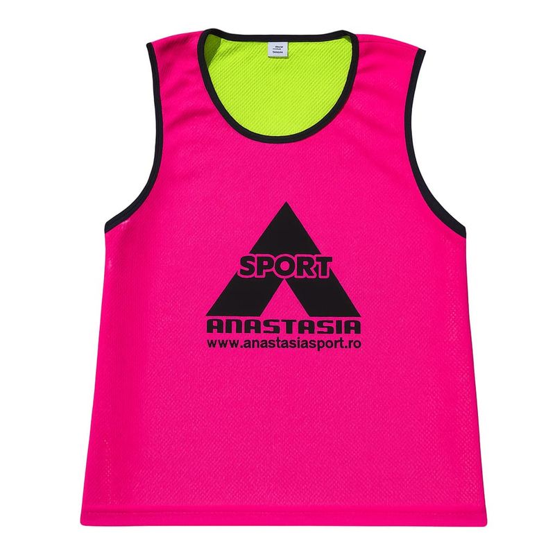Sport si Outdoor - Echipament Sportiv - Imbracaminte sport - Maiouri sport - Maieu departajare Anastasia Sport fata dubla roz / verde, marime XS - Infinity.ro