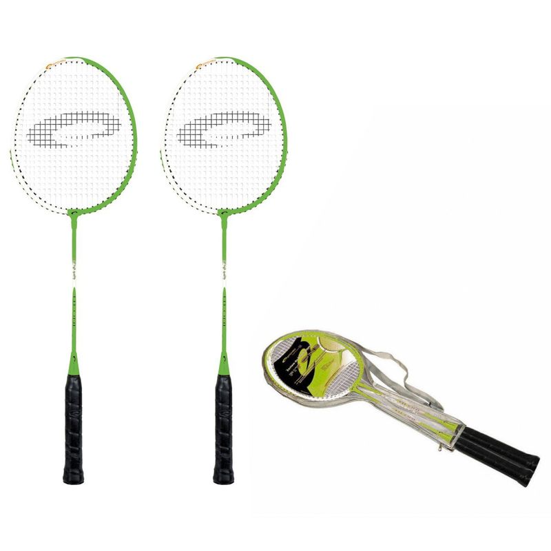 Sport si Outdoor - Sporturi cu paleta - Badminton - Rachete si fluturasi badminton - Set 2 rachete badminton Spokey FIT ONE cu husa - Infinity.ro