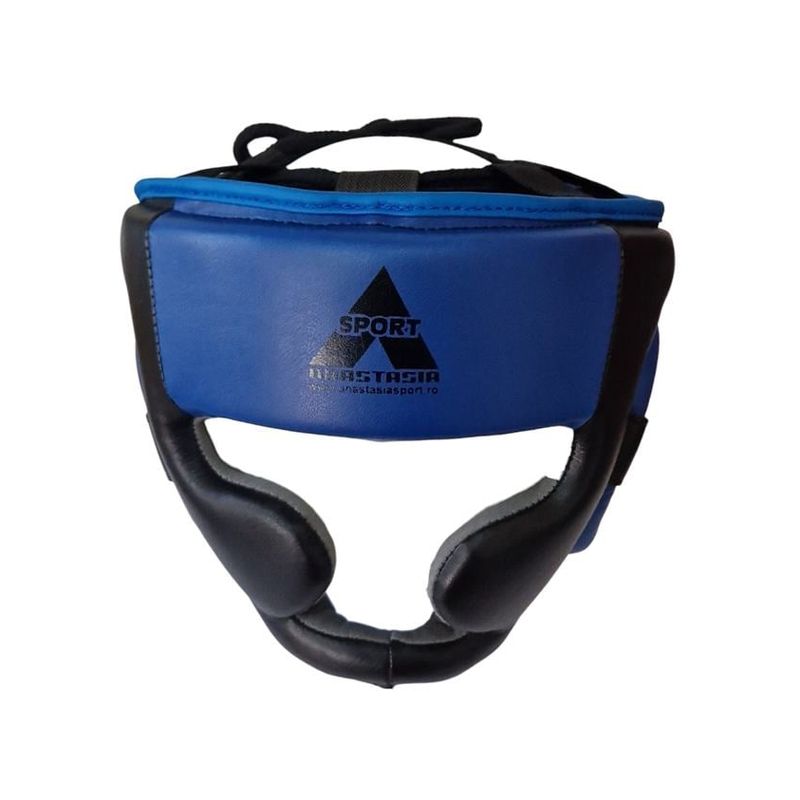 Sport si Outdoor - Sporturi de contact - Saci de box si accesorii - Casca box junior Anastasia Sport, marime S, culoare albastru cu negru - Infinity.ro