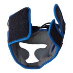 Sport si Outdoor - Sporturi de contact - Saci de box si accesorii - Casca box Anastasia Sport, piele naturala, marime M/L, culoare albastru cu negru - Infinity.ro
