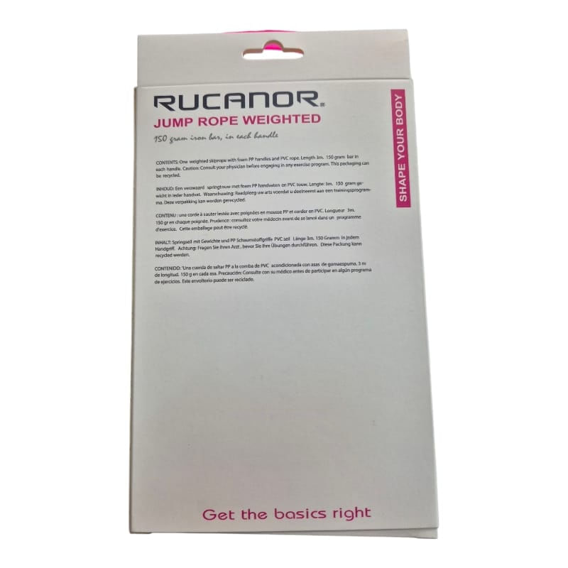 Sport si Outdoor - Fitness - Accesorii fitness - Corzi de sarit - Coarda sarit Rucanor cu greutati detasabile in maner - Infinity.ro