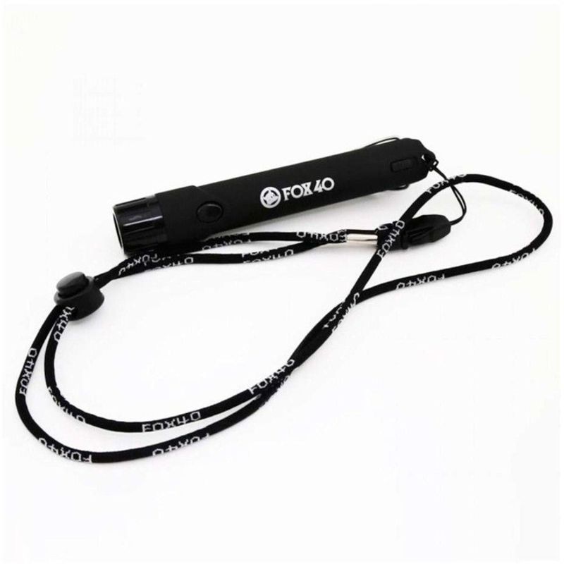 Sport si Outdoor - Accesorii si echipamente sportive - Accesorii antrenament si tabele tactice - Fluier electronic Fox 40 cu lumina LED – 110 dB, design compact, baterii incluse - Infinity.ro